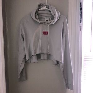 *RARE* custom adidas crop hoodie